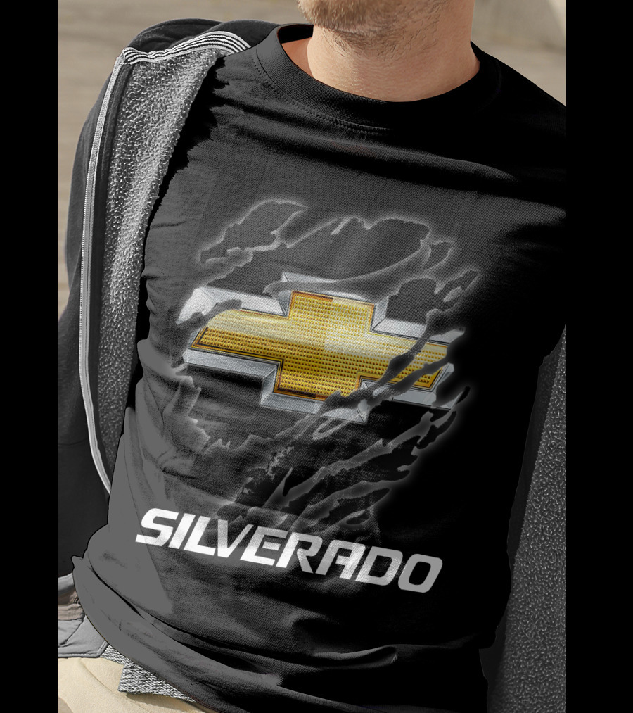 Silverado Chevrolet Logo Claw Mark T-Shirt