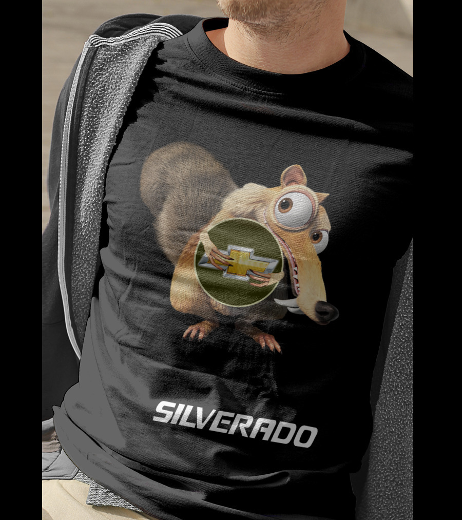 Silverado Scrat With Chevrolet T-Shirt