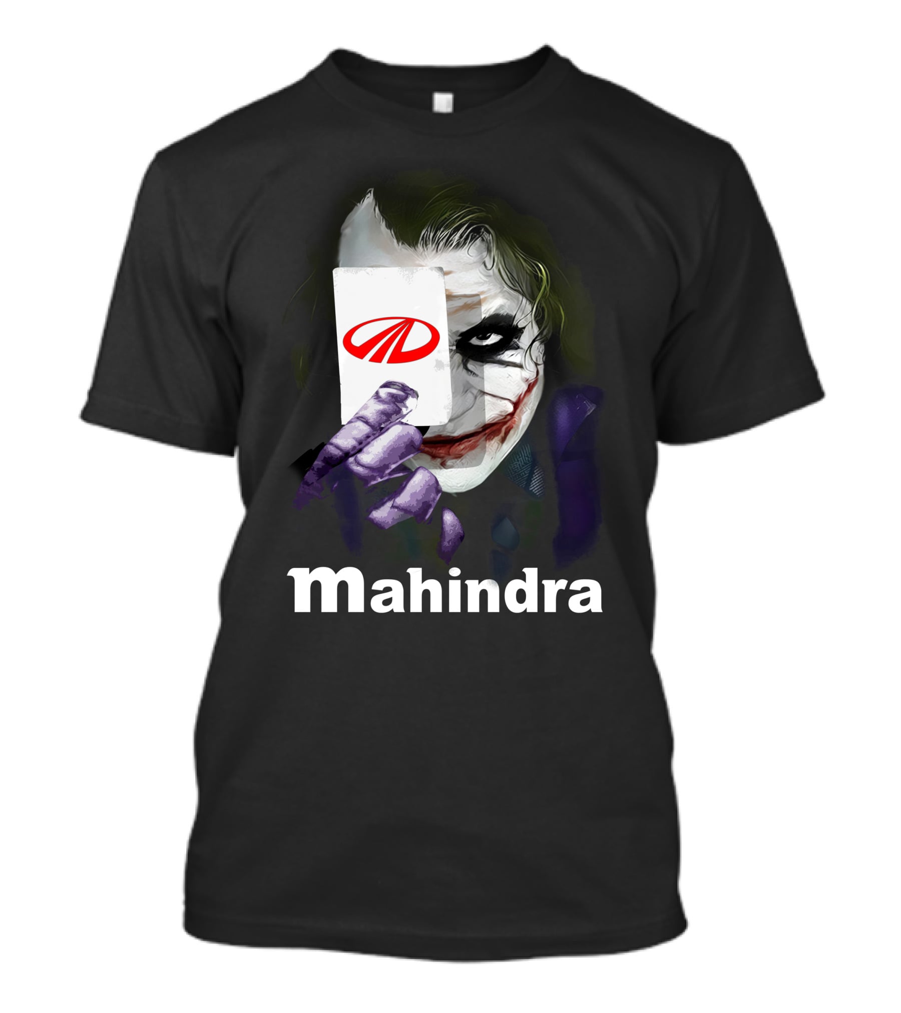 Mahindra Joker Card Iconic Face T-Shirt