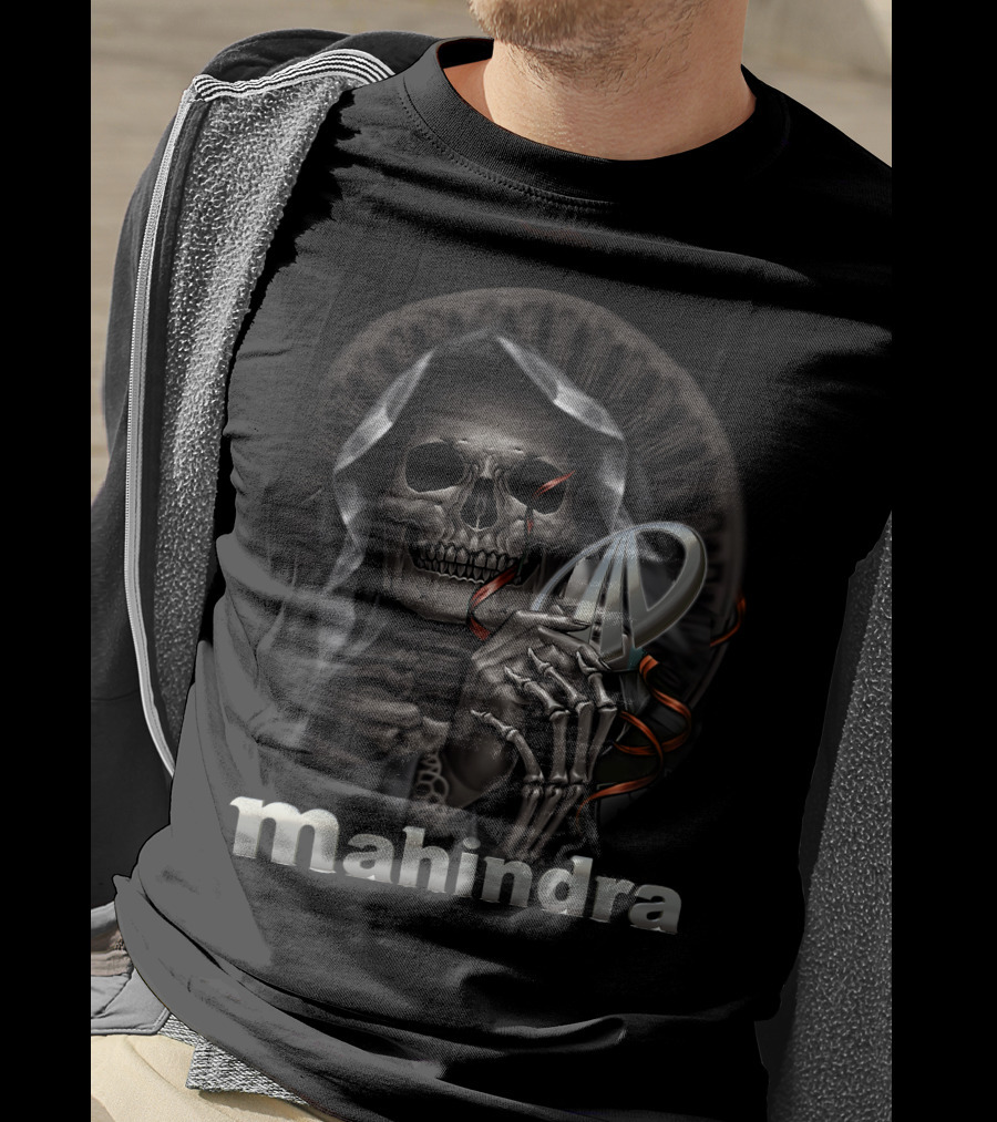 Mahindra Grim Reaper Holding T-Shirt