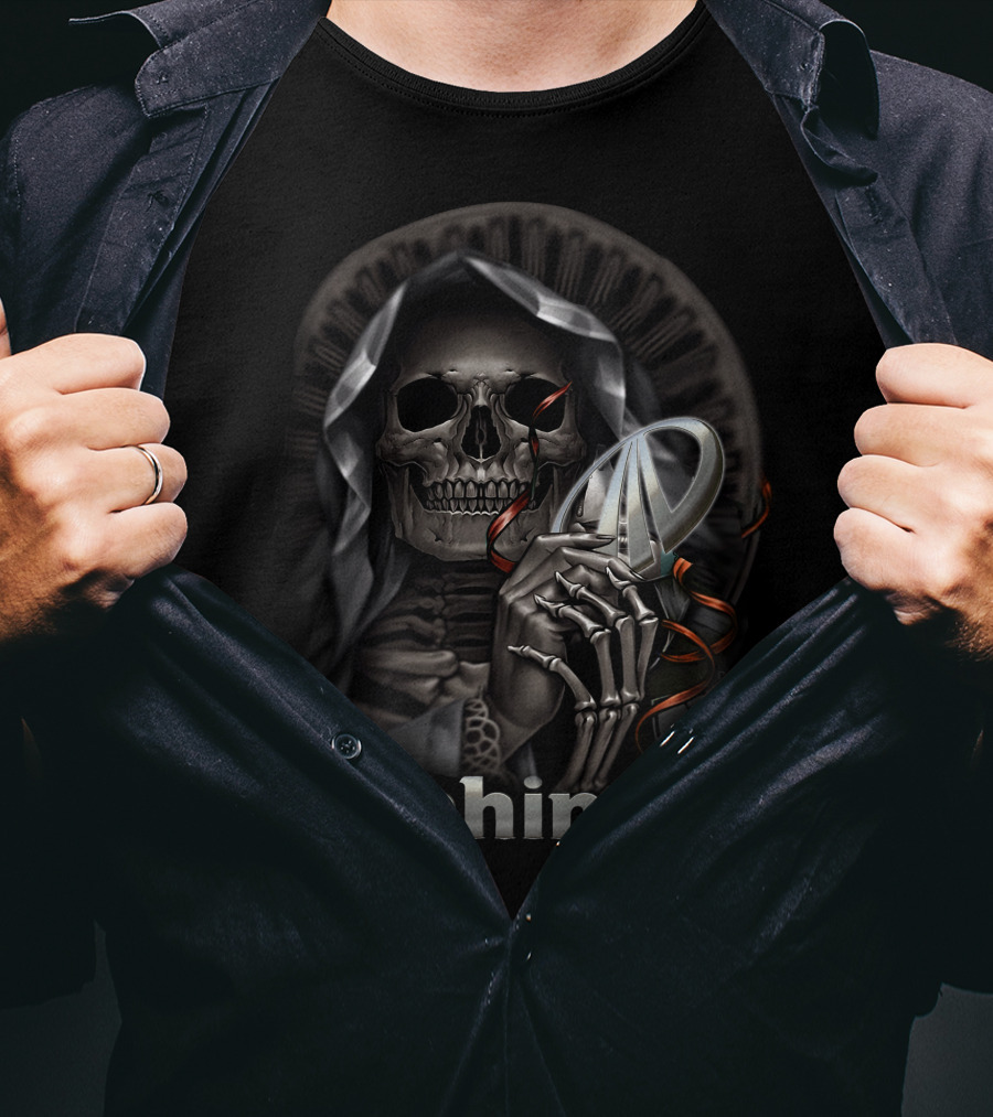 Mahindra Grim Reaper Holding T-Shirt