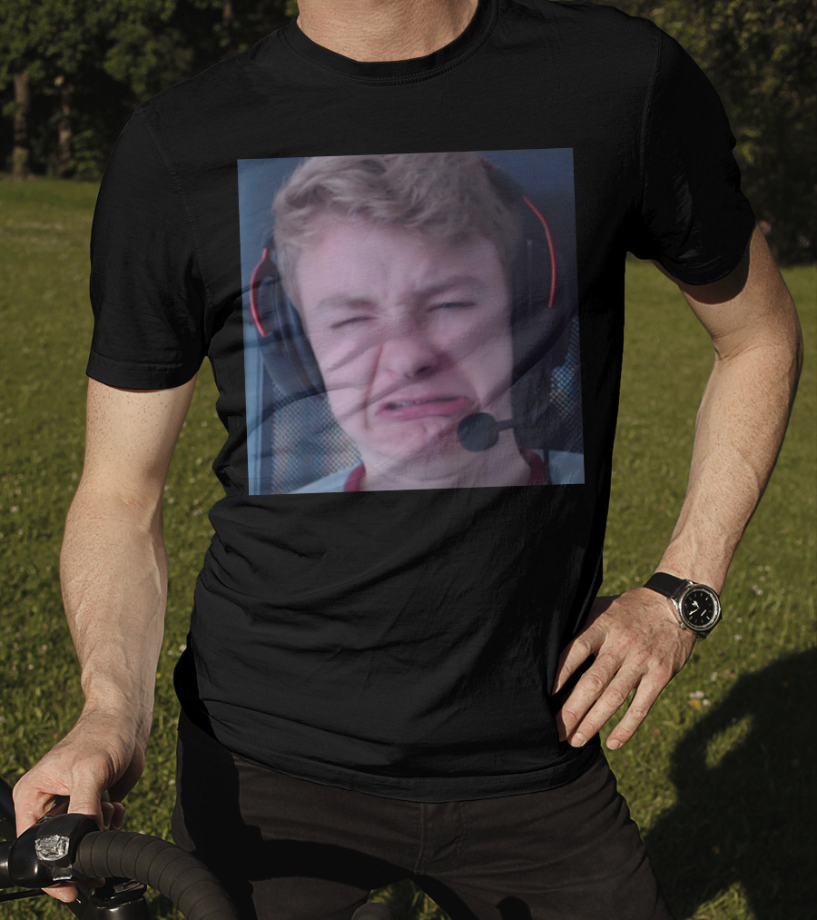 TommyInnit Meme Face Headset Expression Merch T-Shirt