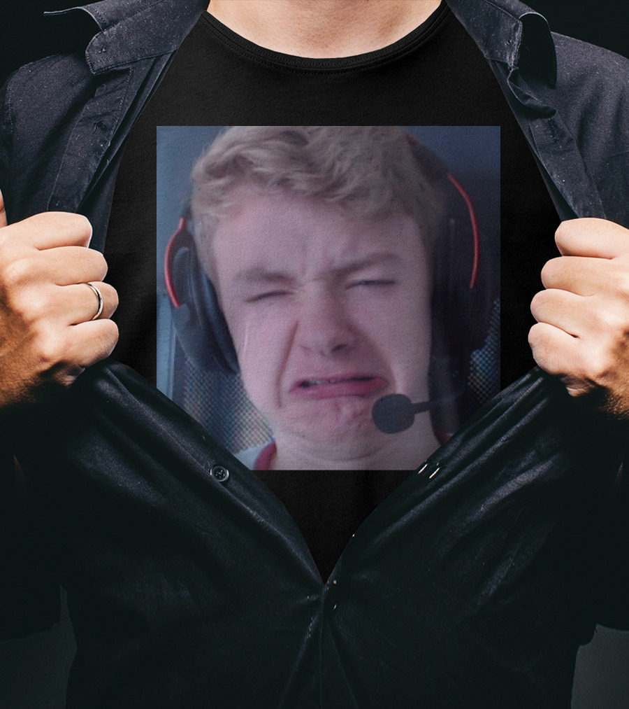 TommyInnit Meme Face Headset Expression Merch T-Shirt