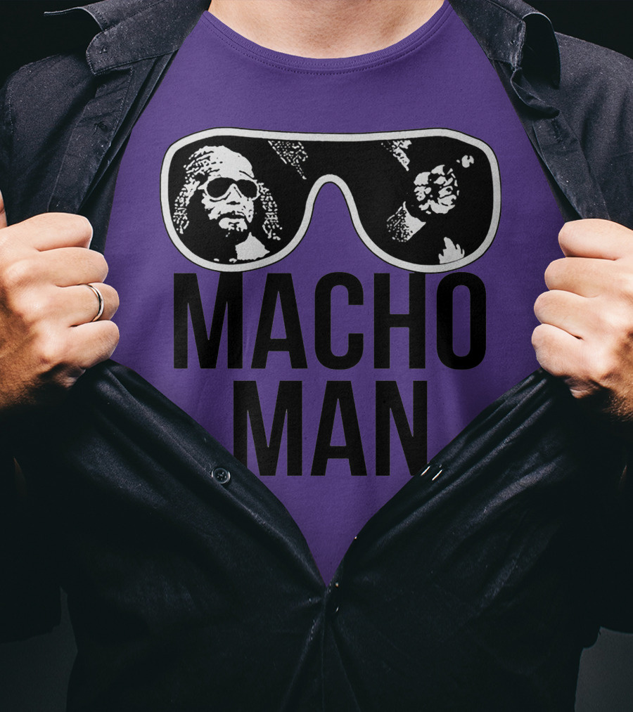 Macho Man Sunglasses T-Shirt