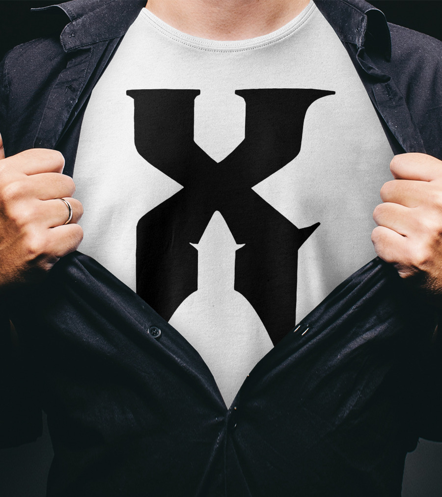 DMX Stylized Iconic Letter T-Shirt