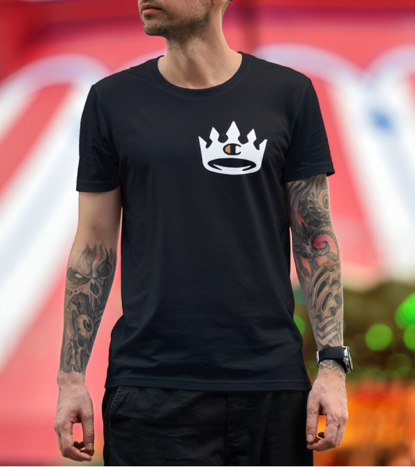Premium T-Shirt: OTK Merchs Crown Logo Champion Collab T-Shirt OTK Merchs Crown Logo Champion Collab T-Shirt
