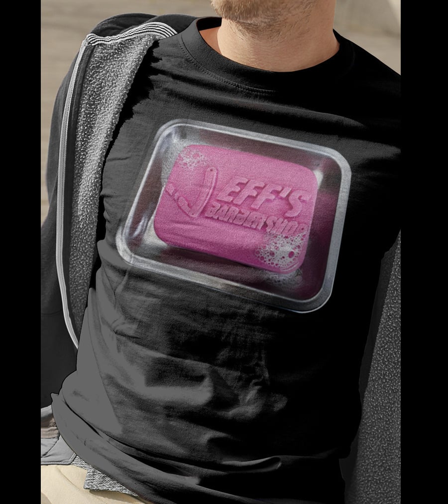 Jeff's Barbershop Soap In Tray T-Shirt
