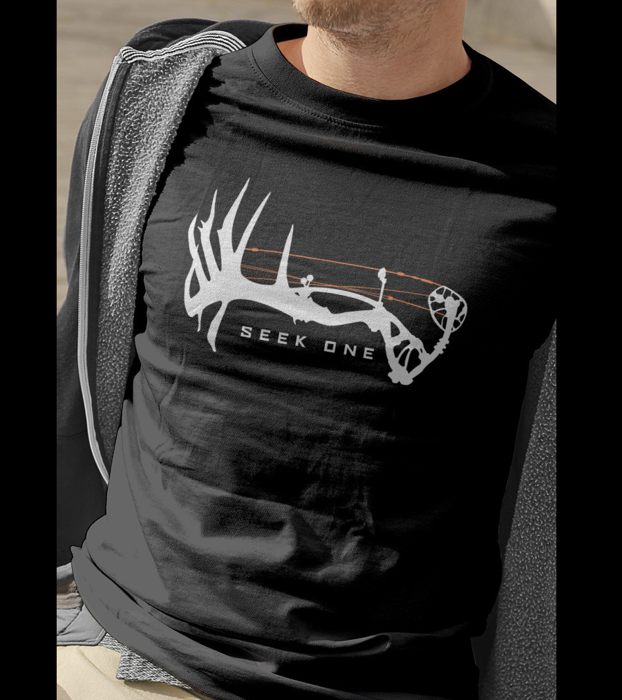 Seek One Antler Bow Hunter T-Shirt