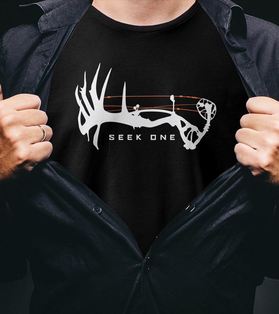 Seek One Antler Bow Hunter T-Shirt