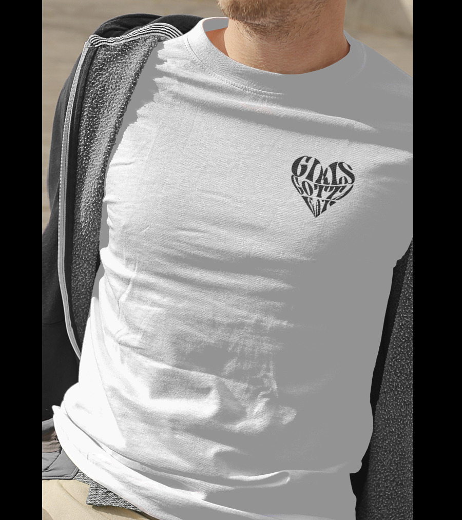 Girls Gotta Eat Heart Text GGE Merch T-Shirt