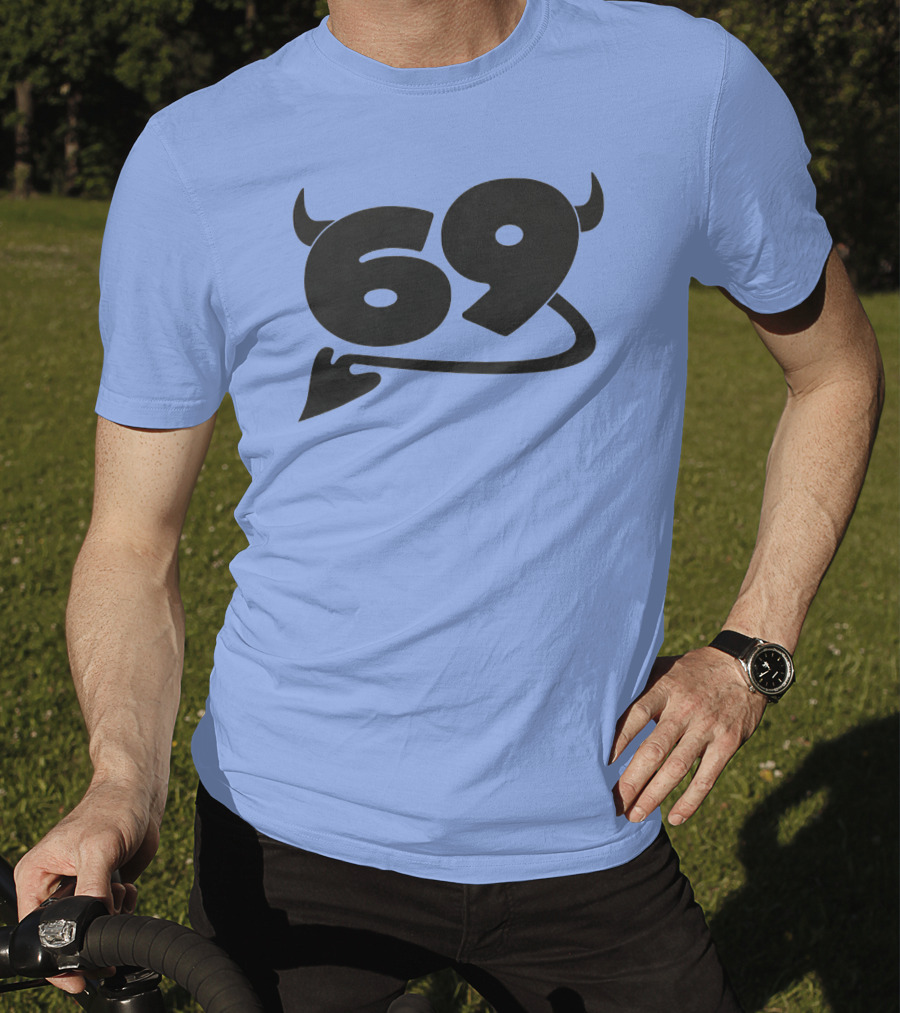 69 Devil Tail Horns King Princess Merch T-Shirt