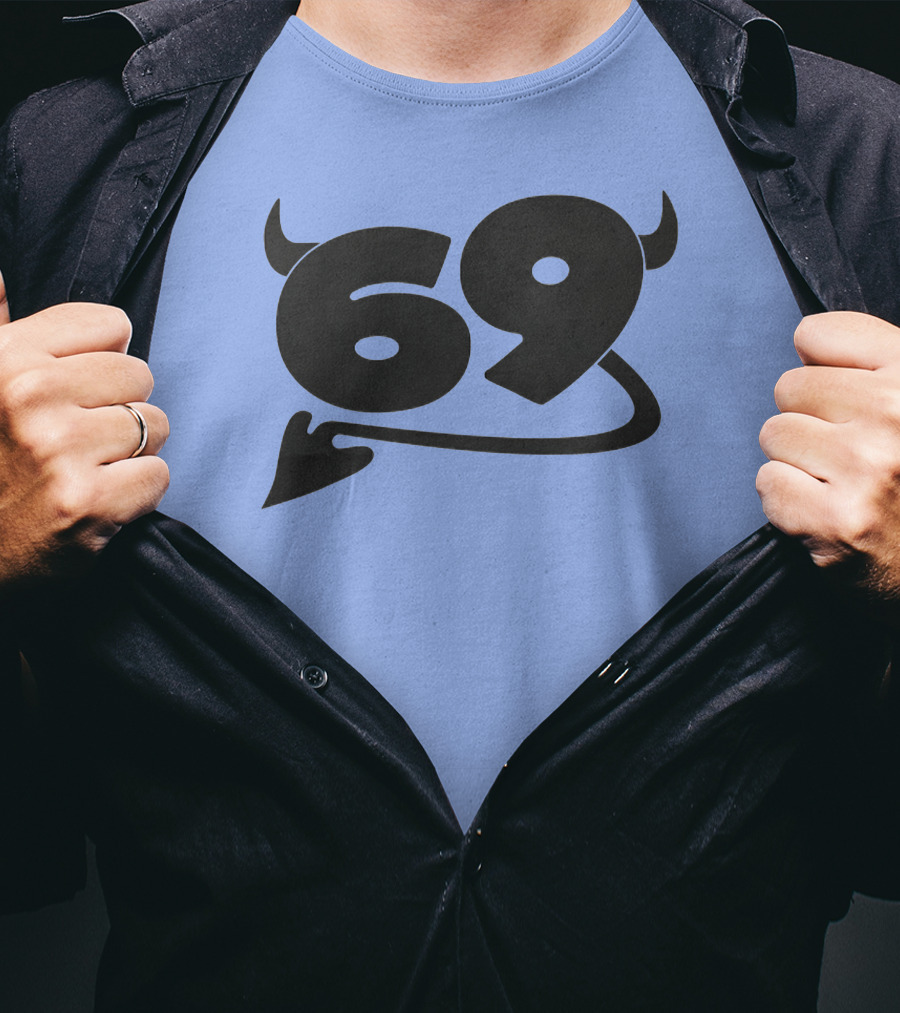 69 Devil Tail Horns King Princess Merch T-Shirt