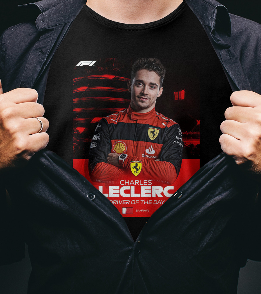 F1 Charles Leclerc Driver Of The Day Bahrain T-Shirt