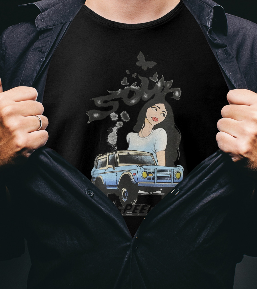 Sour #17 Speedway Olivia Rodrigo Merch T-Shirt