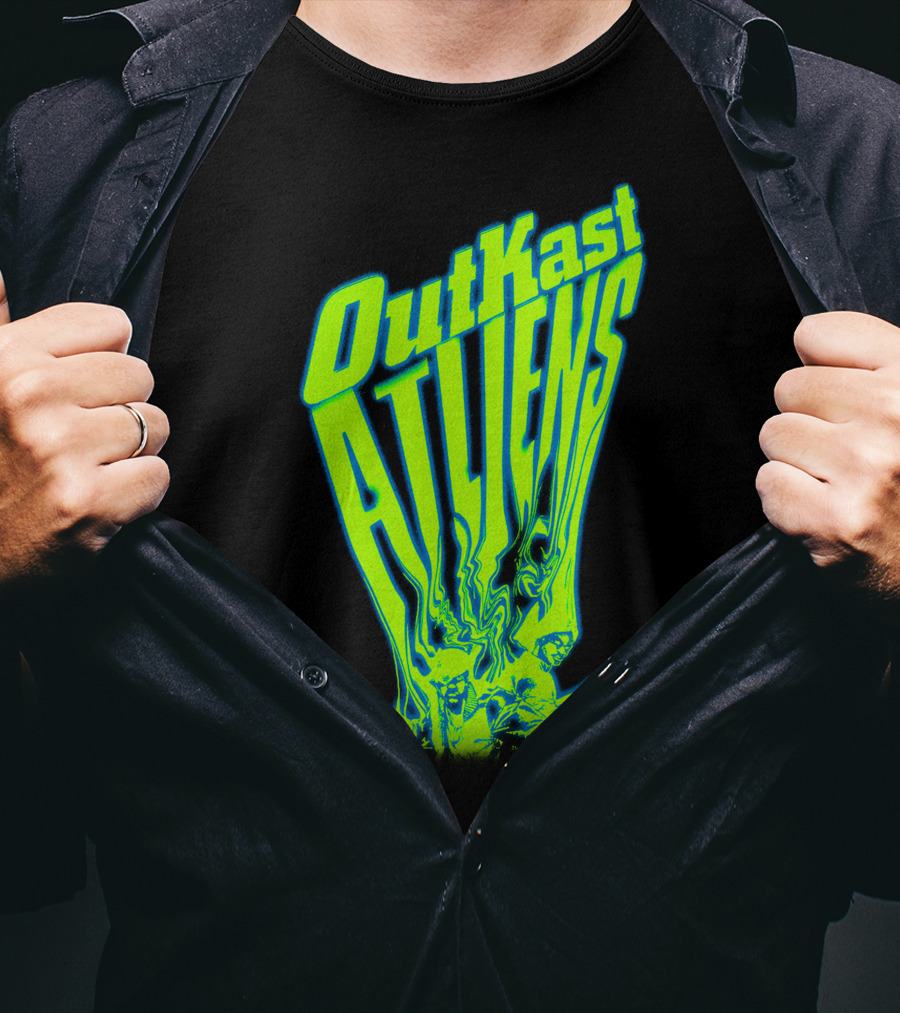 OutKast ATLiens Retro Sci-Fi Neon T-Shirt