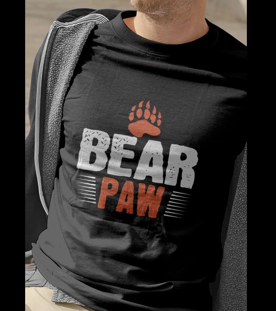 Bear Paw Claw Print T-Shirt