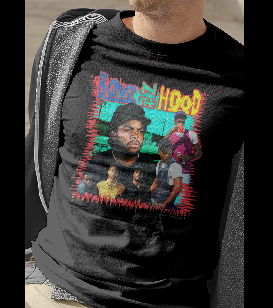 Boyz N The Hood Movie Characters And Scenes Compilation T-Shirt