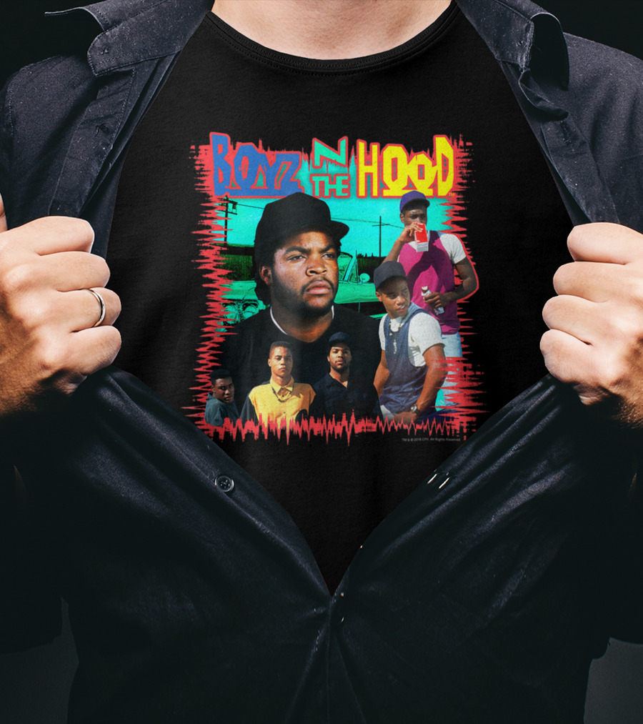 Boyz N The Hood Movie Characters And Scenes Compilation T-Shirt