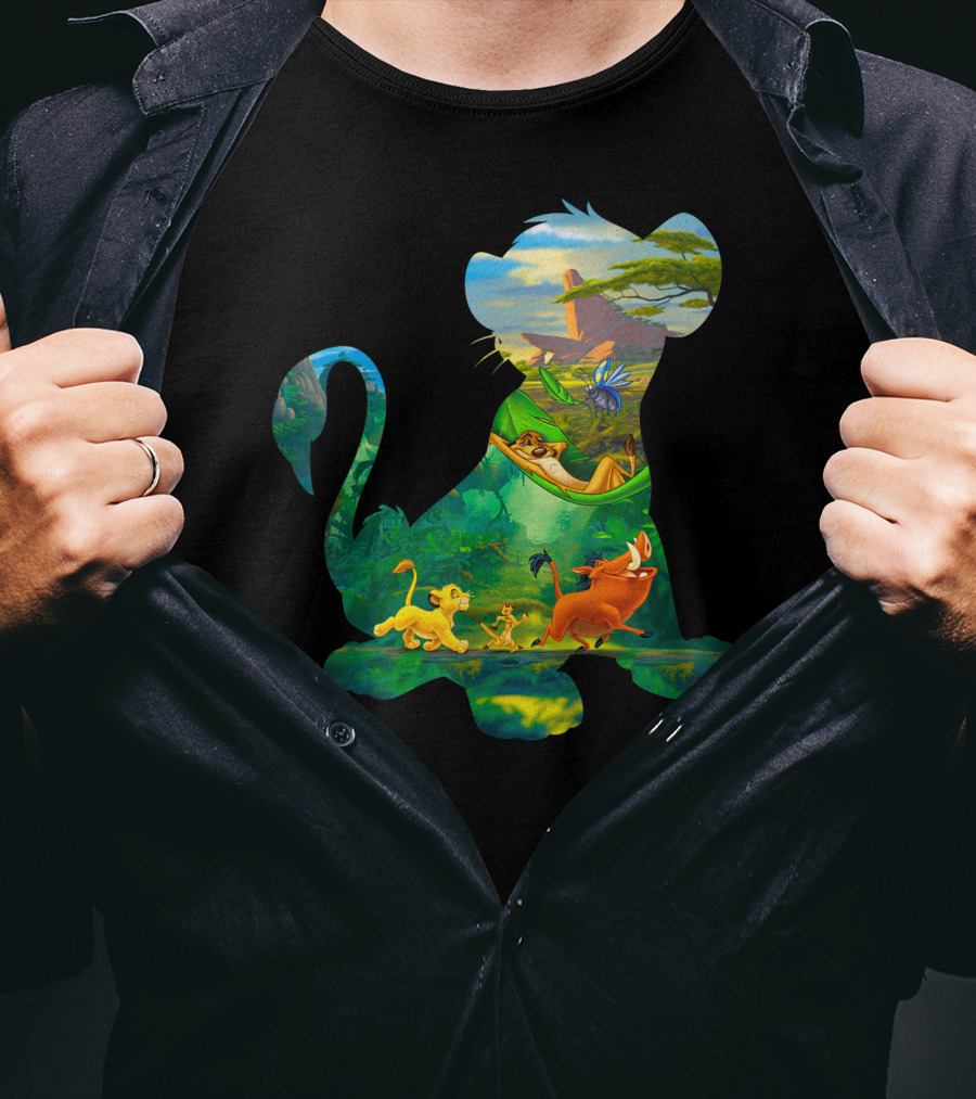 Disney Lion King Simba Pumbaa Timon Adventure T-Shirt