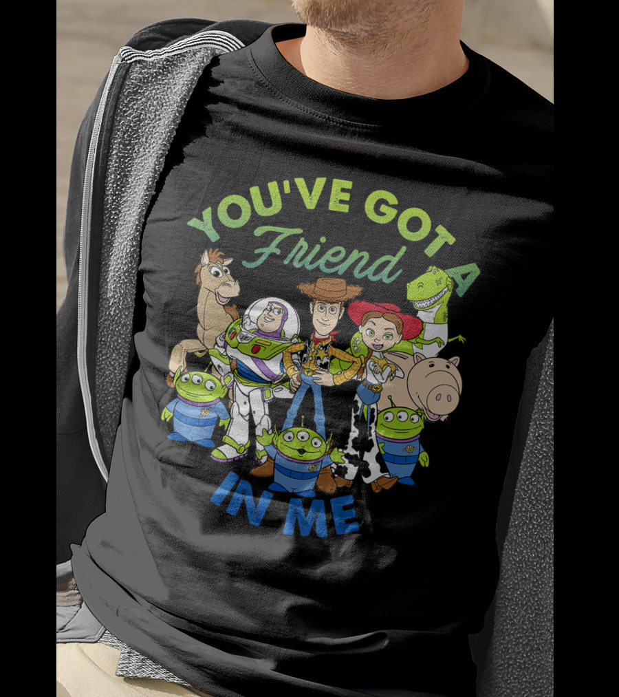 You've Got A Friend In Me Disney Pixar Toy Story Character Group T-Shirt