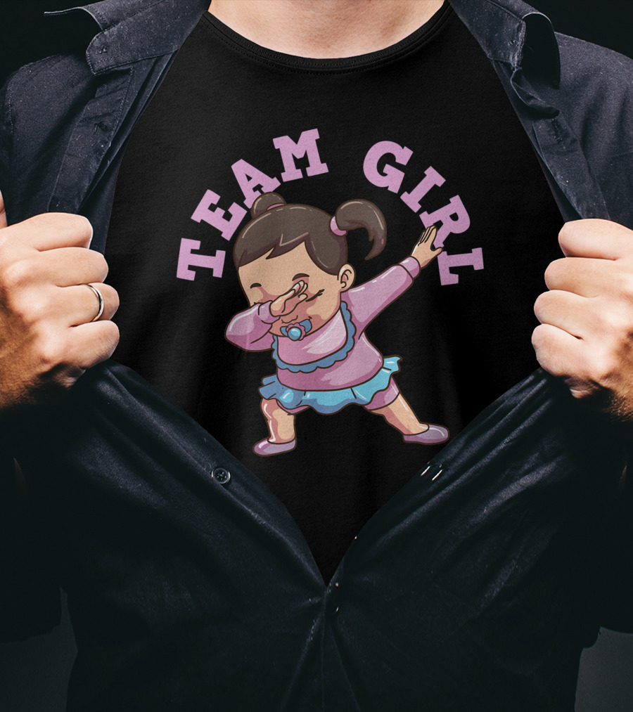 Team Girl Dab Baby Reveal T-Shirt