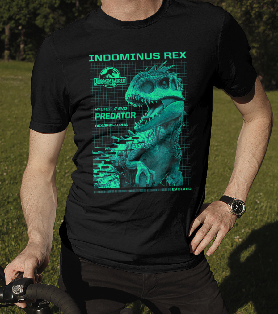 Jurassic World Indominus Rex Hybrid Evo Predator Rex.345-Alpha Evolved T-Shirt