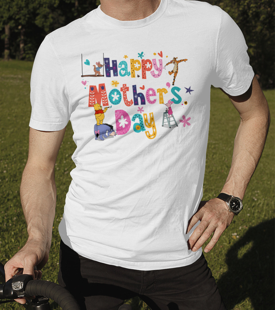 Happy Mother's Day Winnie The Pooh And Friends T-Shirt