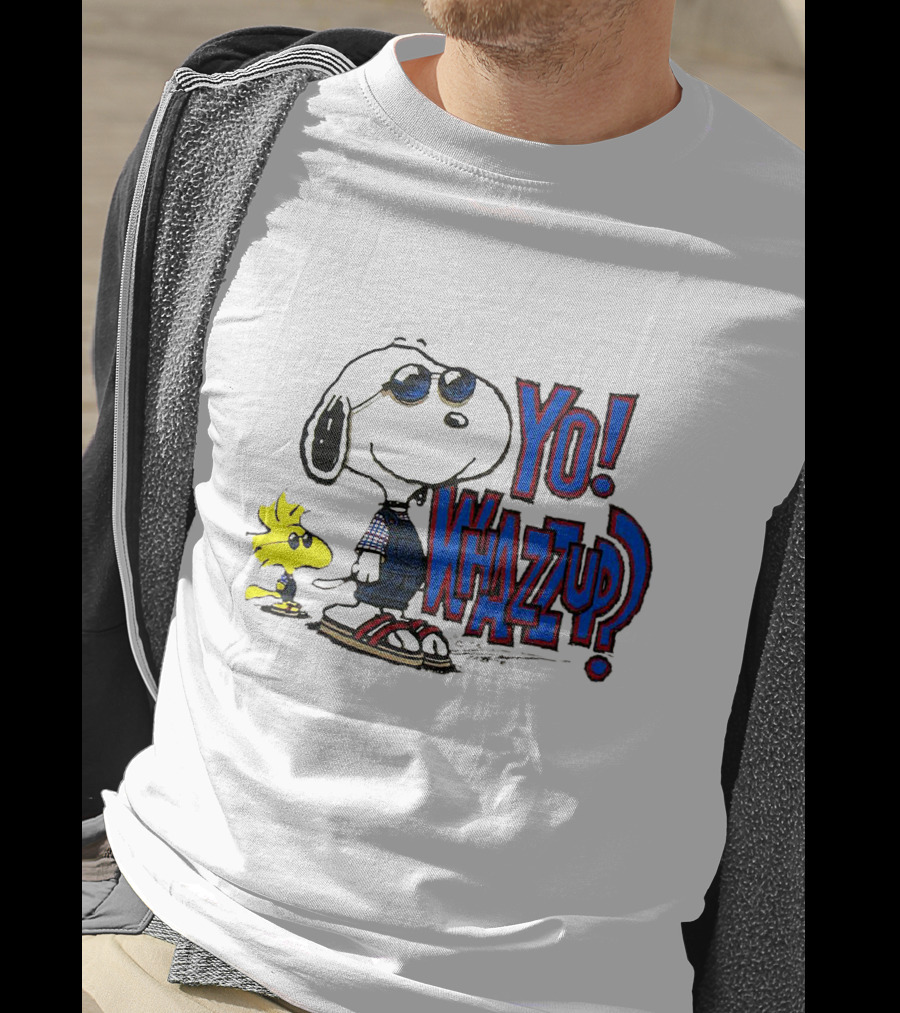 Yo Whazzup Snoopy Woodstock T-Shirt