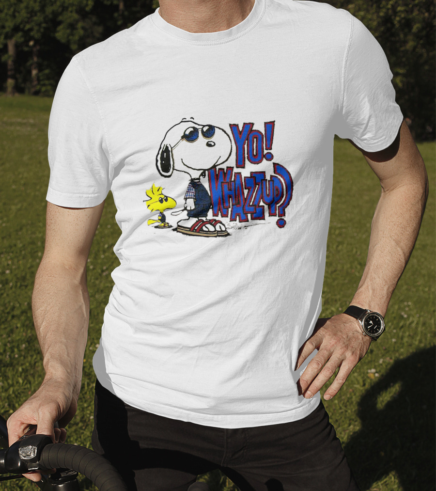 Yo Whazzup Snoopy Woodstock T-Shirt