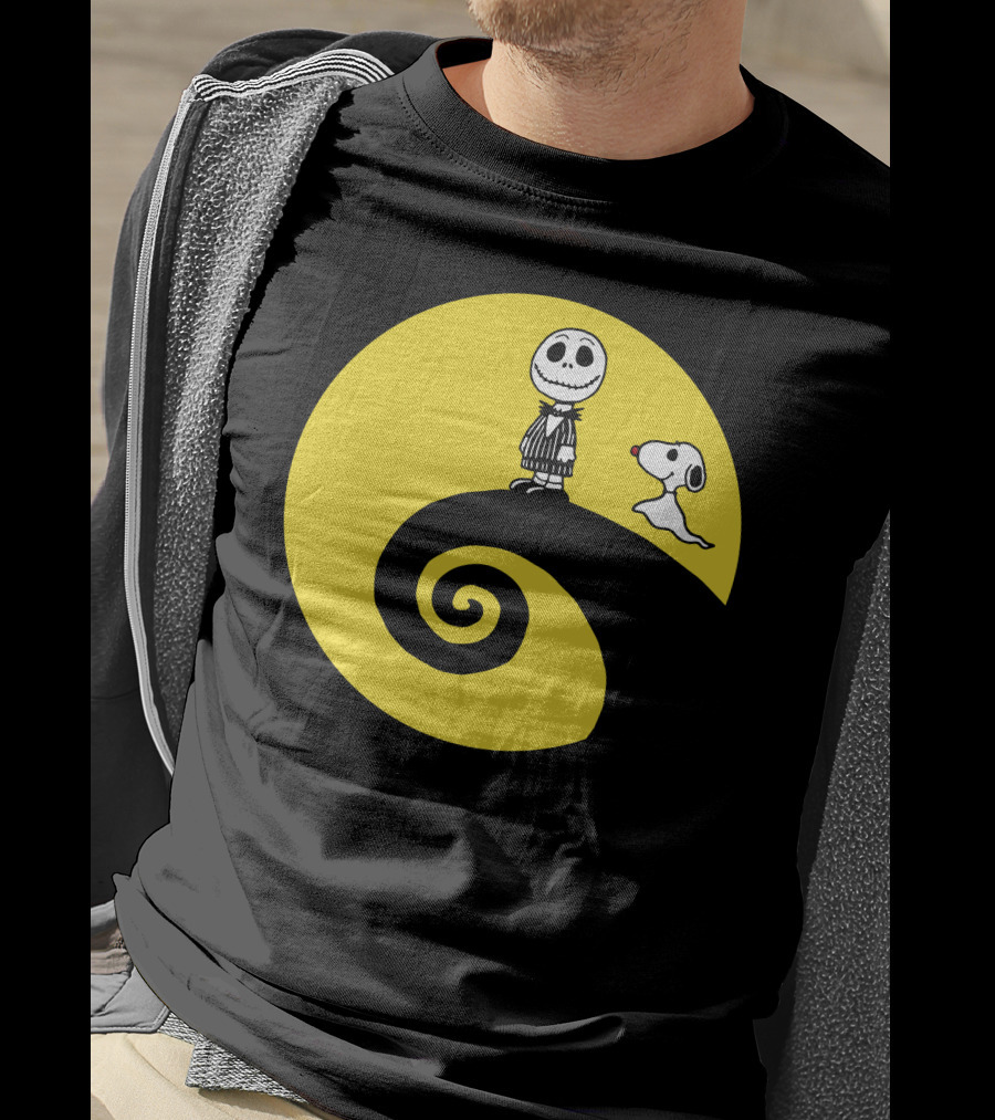 Jacksnop Nightmare Crossover With Dog On Spiral Hill T-Shirt