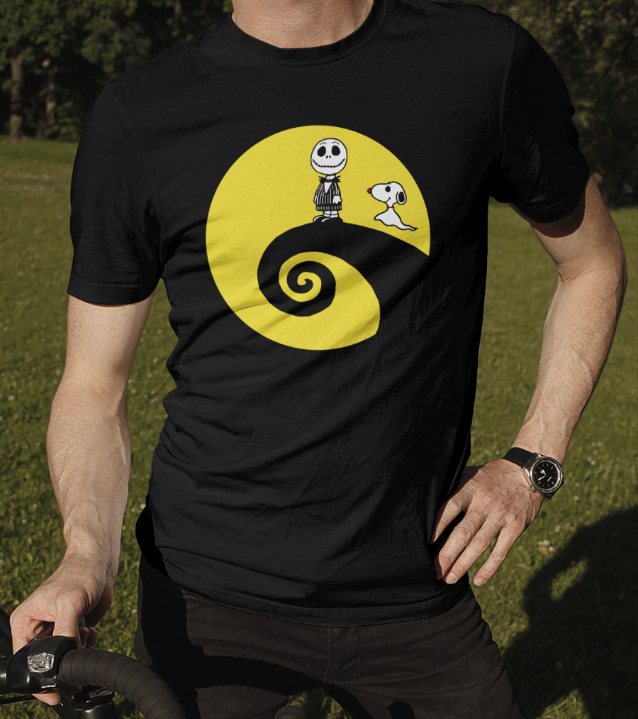 Jacksnop Nightmare Crossover With Dog On Spiral Hill T-Shirt
