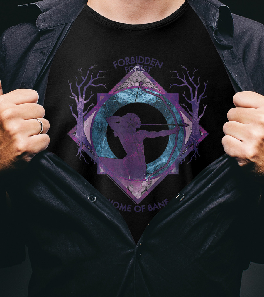 Forbidden Forest Home Of Bane Only Today T-Shirt