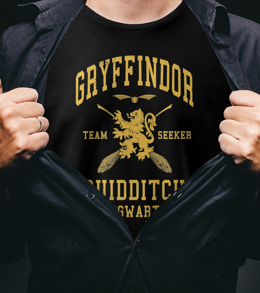 Gryffindor Team Seeker Quidditch Hogwarts Only Today T-Shirt