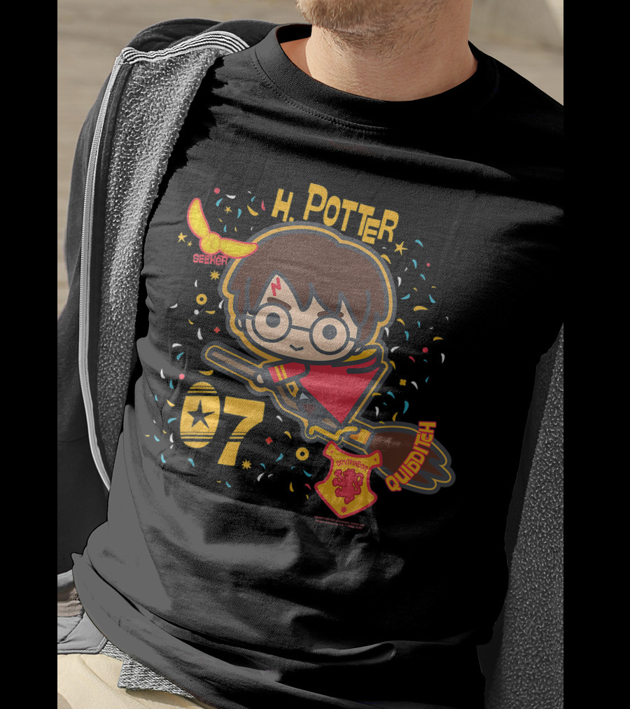 H Potter Gryffindor Seeker Quidditch T-Shirt