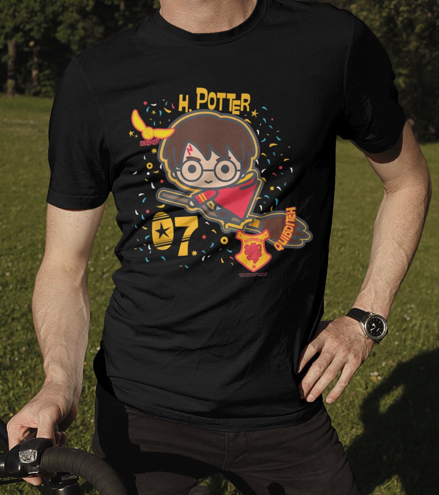 H Potter Gryffindor Seeker Quidditch T-Shirt