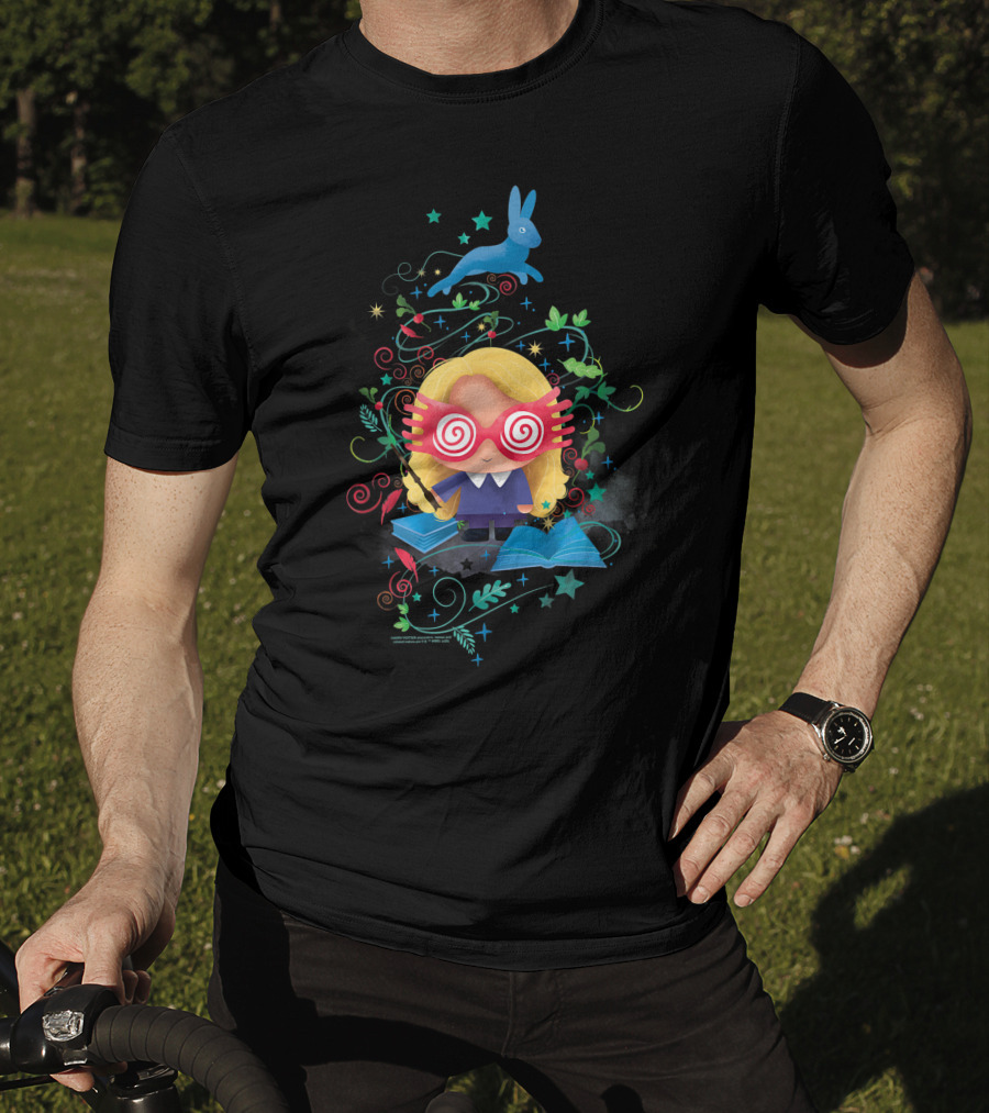Only Today Magical Adventure With Blue Rabbit And Whimsical Glasses T-Shirt