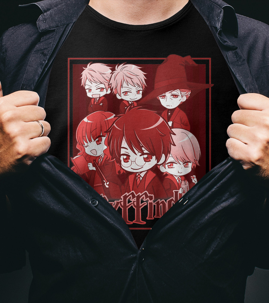 Gryffindor Only Today Anime Characters T-Shirt
