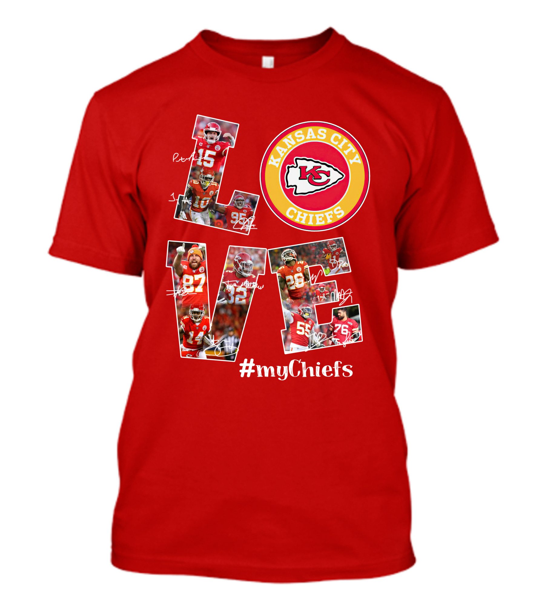 Kansas City Chiefs Love #Mychiefs T-Shirt