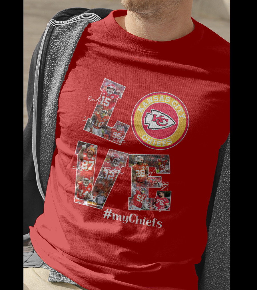Kansas City Chiefs Love #Mychiefs T-Shirt