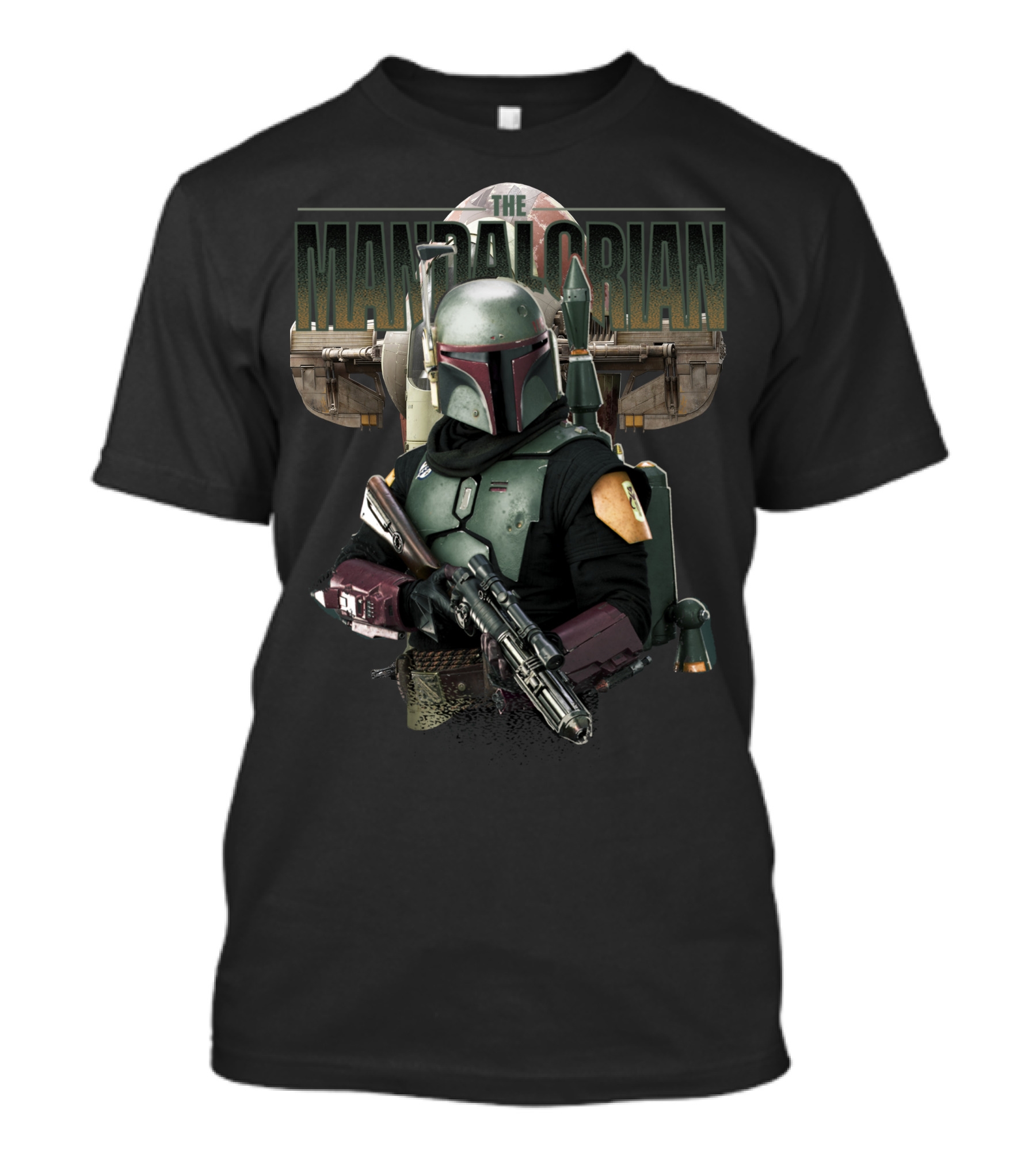 The Mandalorian Boba Fett Armor And Weapons T-Shirt