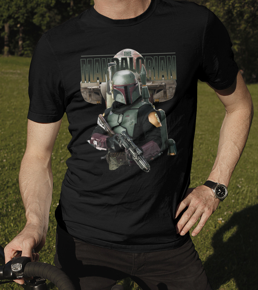 The Mandalorian Boba Fett Armor And Weapons T-Shirt