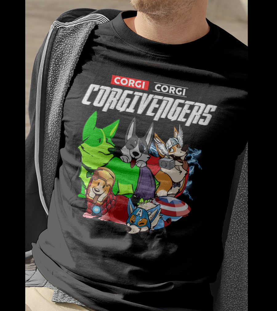 Corgi Corgi Corgivengers Dc1 T-Shirt