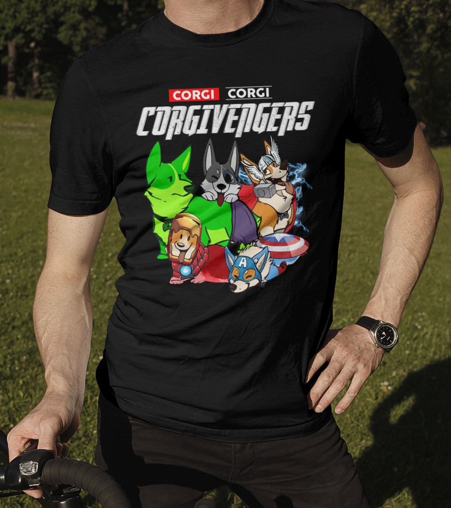 Corgi Corgi Corgivengers Dc1 T-Shirt