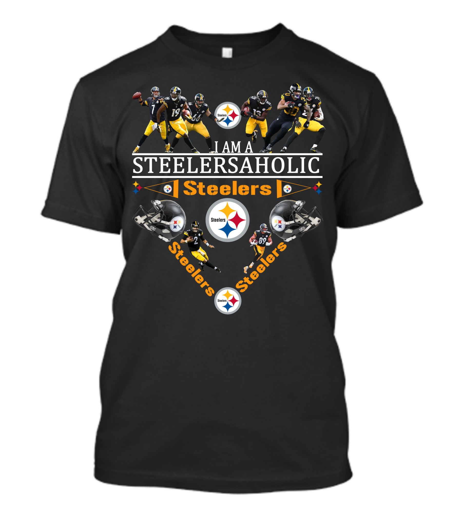 I Am A Steelersaholic Steelers Steelers T-Shirt