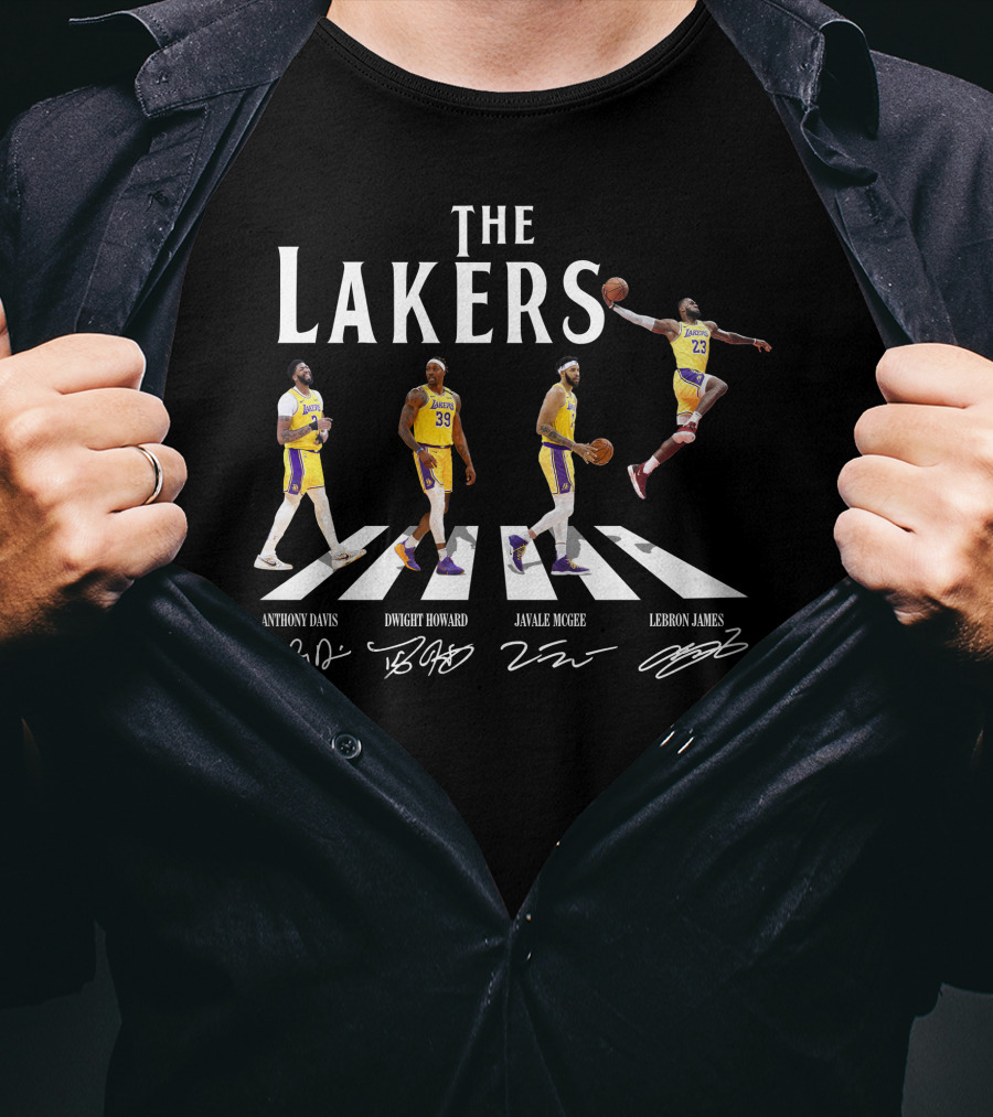 The Lakers Anthony Davis Dwight Howard Javale Mcgee Lebron James T-Shirt