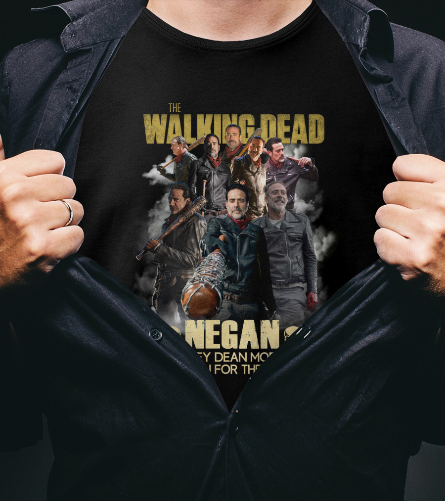 The Walking Dead Negan Jeffrey Dean Morgan Thank You For The Memories T-Shirt