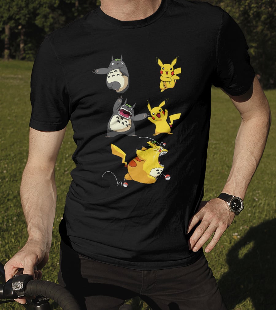 Only Today Pikachu Totoro Mashup T-Shirt