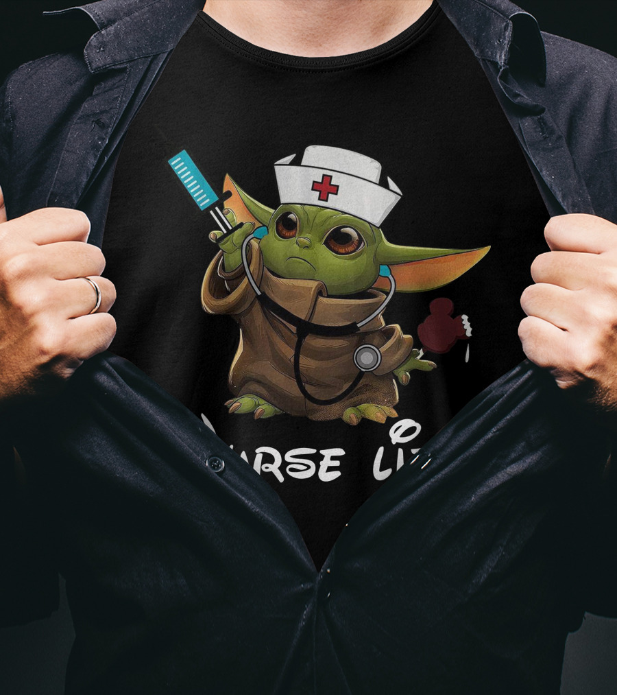 Nurse Life Baby Alien Syringe T-Shirt