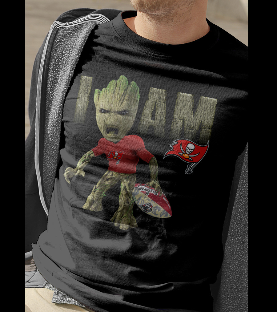 I Am Groot Buccaneers Football Only Today T-Shirt