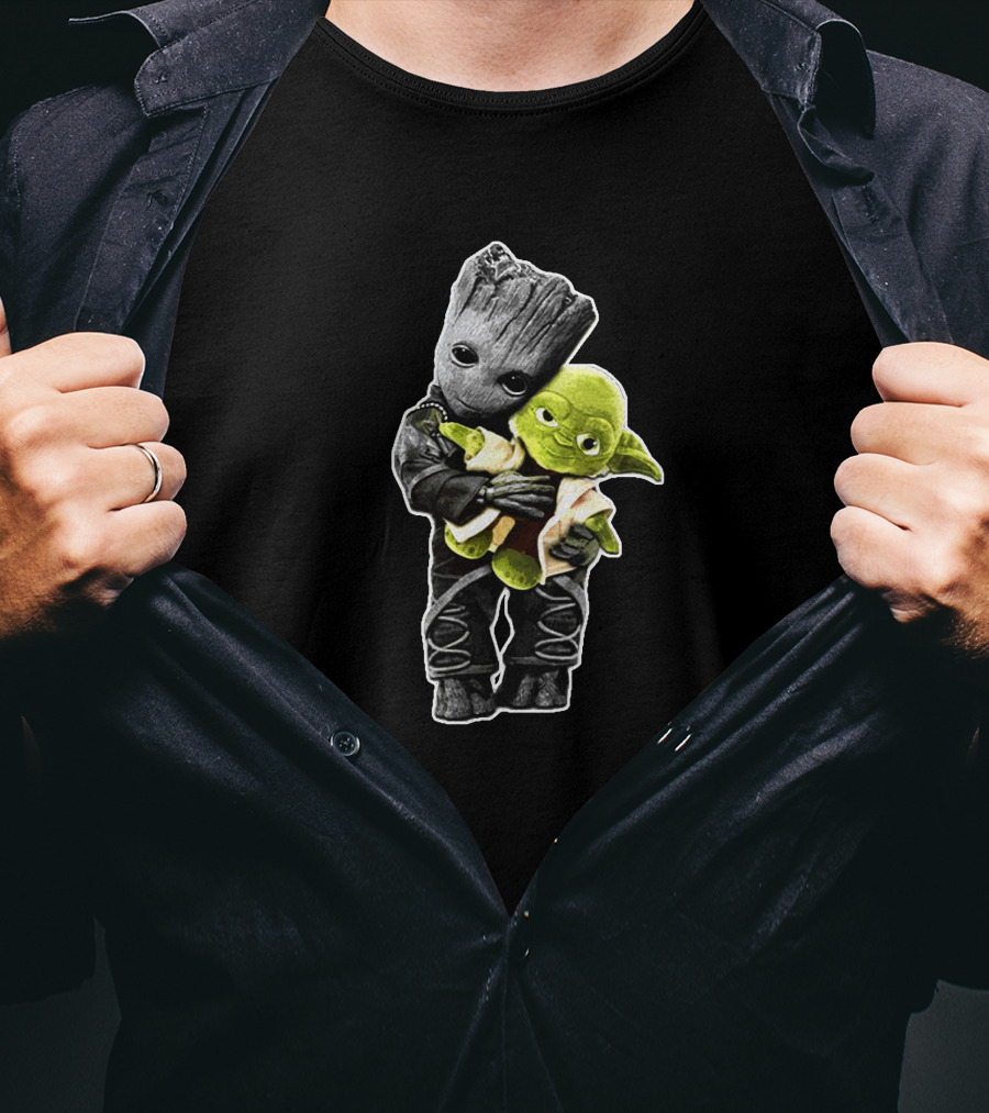 Only Today Alien Tree Creature With Green Alien Baby T-Shirt